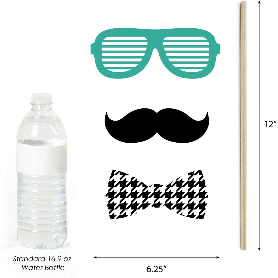 Big Dot of Happiness School Reunion Photo Booth Props Kit - 20 Premium Cardstock Party Accessories, Class Memory Picture Props with Sticks