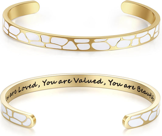 SAM & LORI Personal Bracelets for Teens/Women-Inspirational Jewelry Gifts (Various Designs) for Daughter/Sister/Mom/Friends-Adjustable Bracelet in a Pretty Gift Box