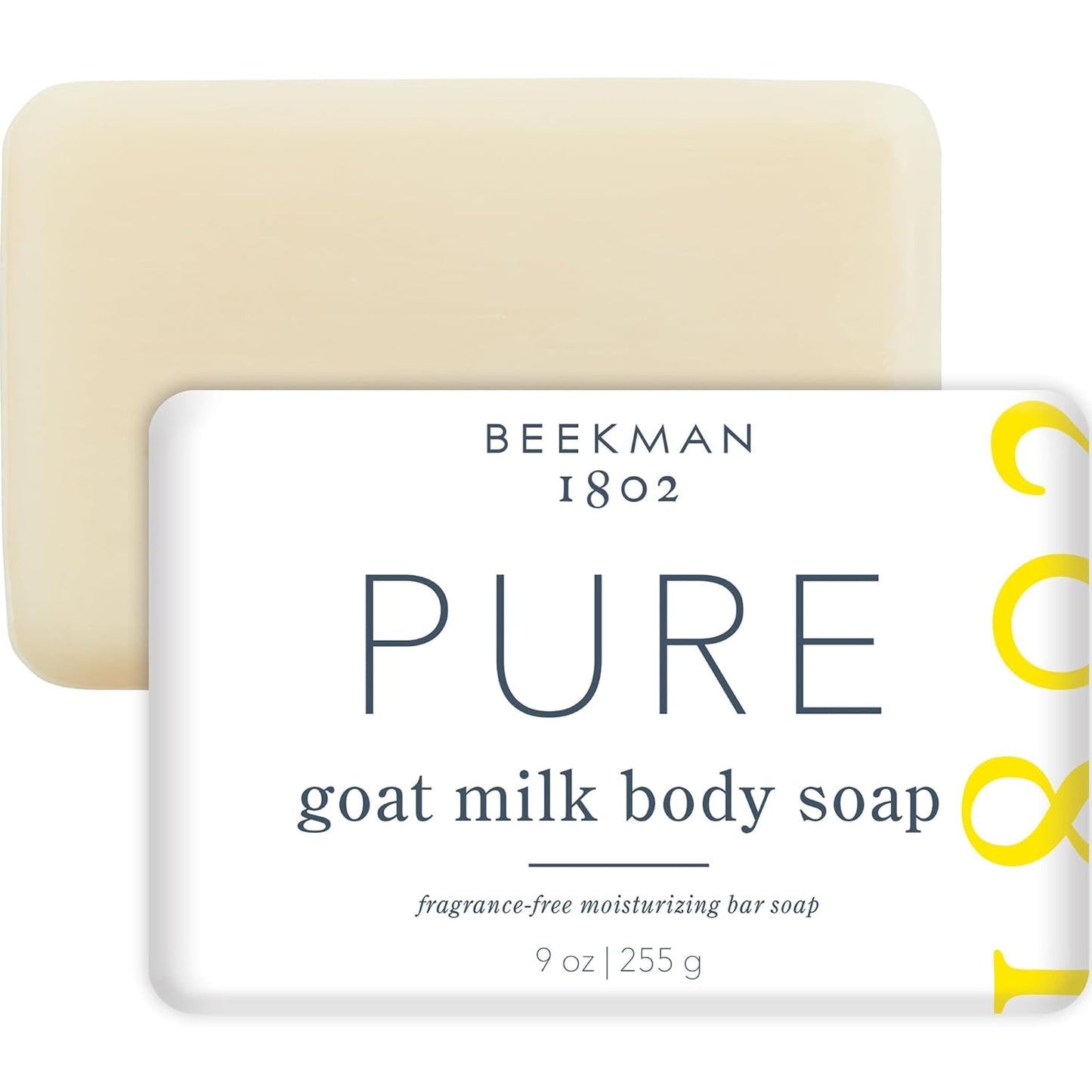 Beekman 1802 Goat Milk Soap Bar with Botanical Oils & Shea Butter - 9 oz - Gently Moisturizes, Exfoliates, and Nourishes for Soft, Healthy Skin - Cruelty-Free