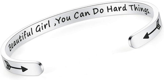 SAM & LORI Personal Bracelets for Teens/Women-Inspirational Jewelry Gifts (Various Designs) for Daughter/Sister/Mom/Friends-Adjustable Bracelet in a Pretty Gift Box