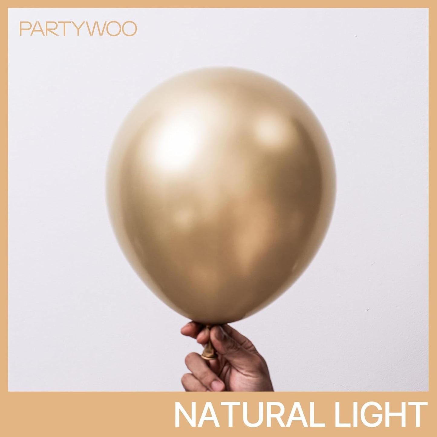 PartyWoo Metallic Gold Balloons 140pcs Different Sizes of 18 12 10 5 Inch Chrome Gold Balloon Arch Kit Garland for Birthday Graduation Baby Shower Wedding Bachelorette Party Decorations Gold-G127