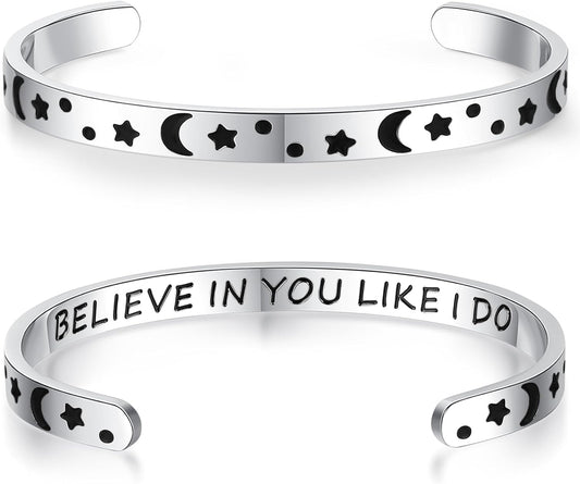 SAM & LORI Personal Bracelets for Teens/Women-Inspirational Jewelry Gifts (Various Designs) for Daughter/Sister/Mom/Friends-Adjustable Bracelet in a Pretty Gift Box