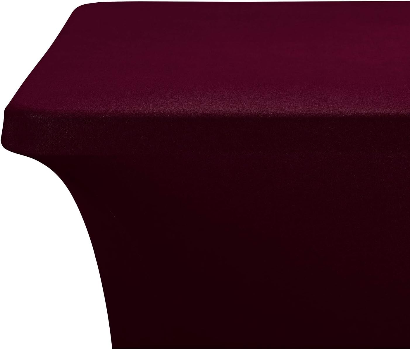 LZY Spandex Fitted Stretch Table Cover for 6 ft or 4ft or 8ft Folding Table, Rectangular Cocktail Tablecloth, Perfect for Party or Banquet