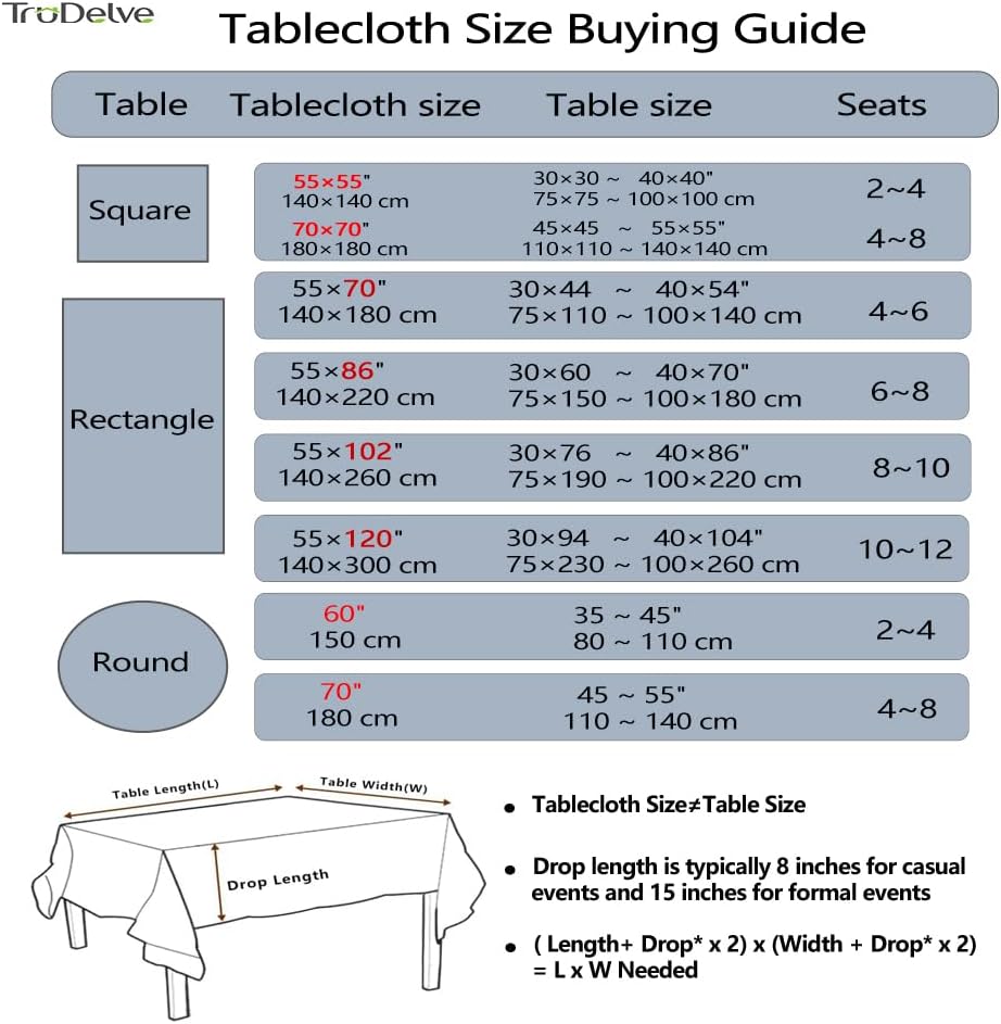 TruDelve 70 Inch Round Tablecloth Blue and White Striped Cloth Tablecloths Circle Fabric Outdoor Tablecloths for Round Tables (Blue,70",Round)