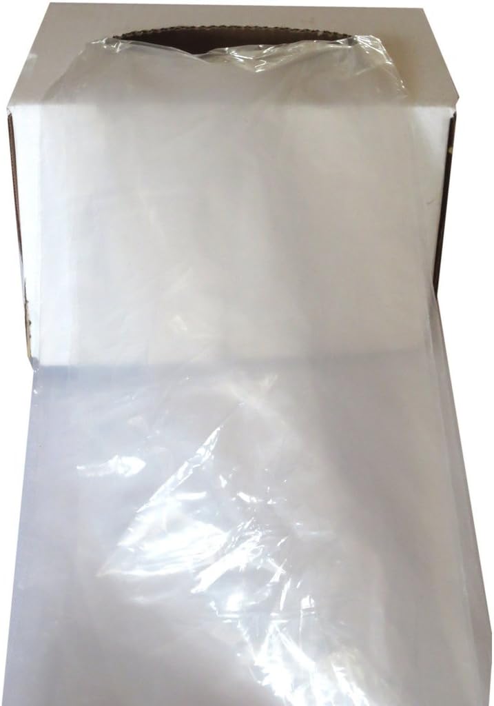 PlasticMill Clear Plastic Table Cover - Clear Plastic Table Cloth - Dining Table Protector Cover - Tablecloth for Rectangle Tables, 1.5 Mil, 66" W x 1,500" L (5-Pack)