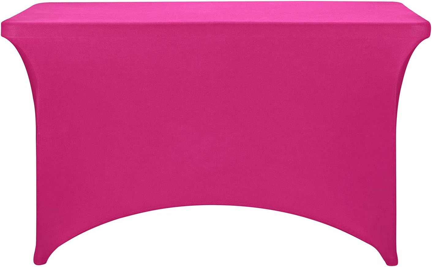 LZY Spandex Fitted Stretch Table Cover for 4ft or 6ft or 8ft Folding Table, Rectangular Cocktail Tablecloth, Perfect for Party or Banquet