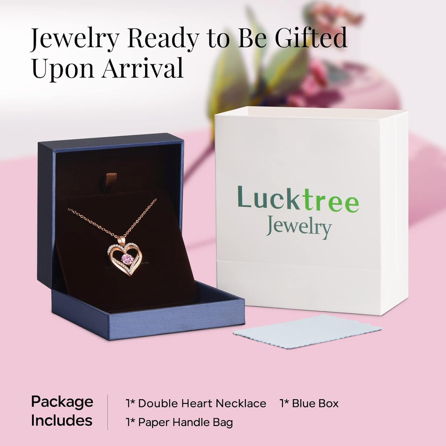 18K Rose Gold Necklaces for Women Birthday Gifts for Women Jewelry for Women Birthday Gifts for Wife Girlfriend Daughter Wife Birthday Gifts for Anniversary Mothers Day Christmas Valentines Gifts