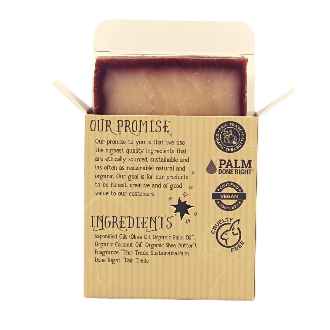 Natural Sandalwood Vanilla Bar Soap - Gentle Cleansing for Sensitive Skin, Floral - 3 Pack