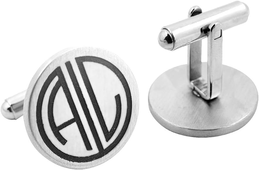 MUEEU Father of the Bride Cufflink Engraved I Will Always Be Your Little Girl Dad Father Tie Bar