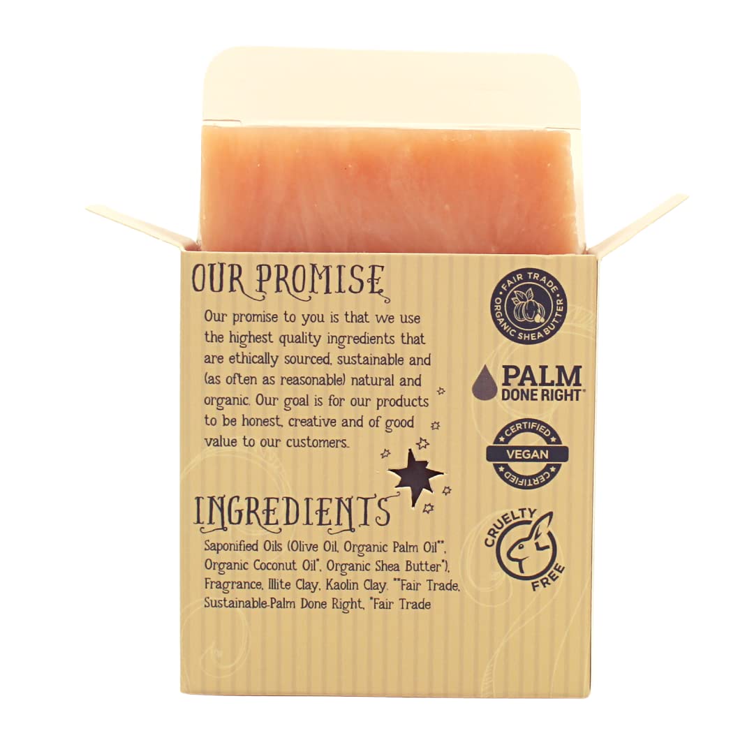 Natural Honeysuckle Sugar Bar Soap - Gentle Cleansing for Sensitive Skin, Sweet and Vanilla - 3 Pack