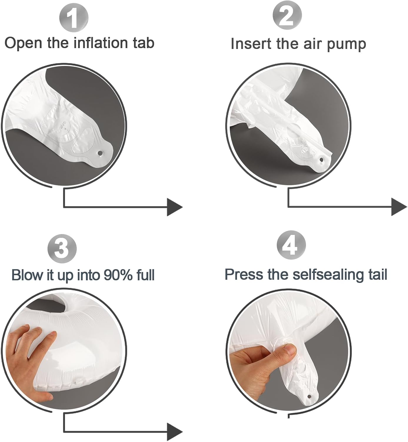 White Number 6 Balloon 40 Inch, 6th Birthday Party Decorations for Children, Giant 6 Foil Balloon for Party Supplies