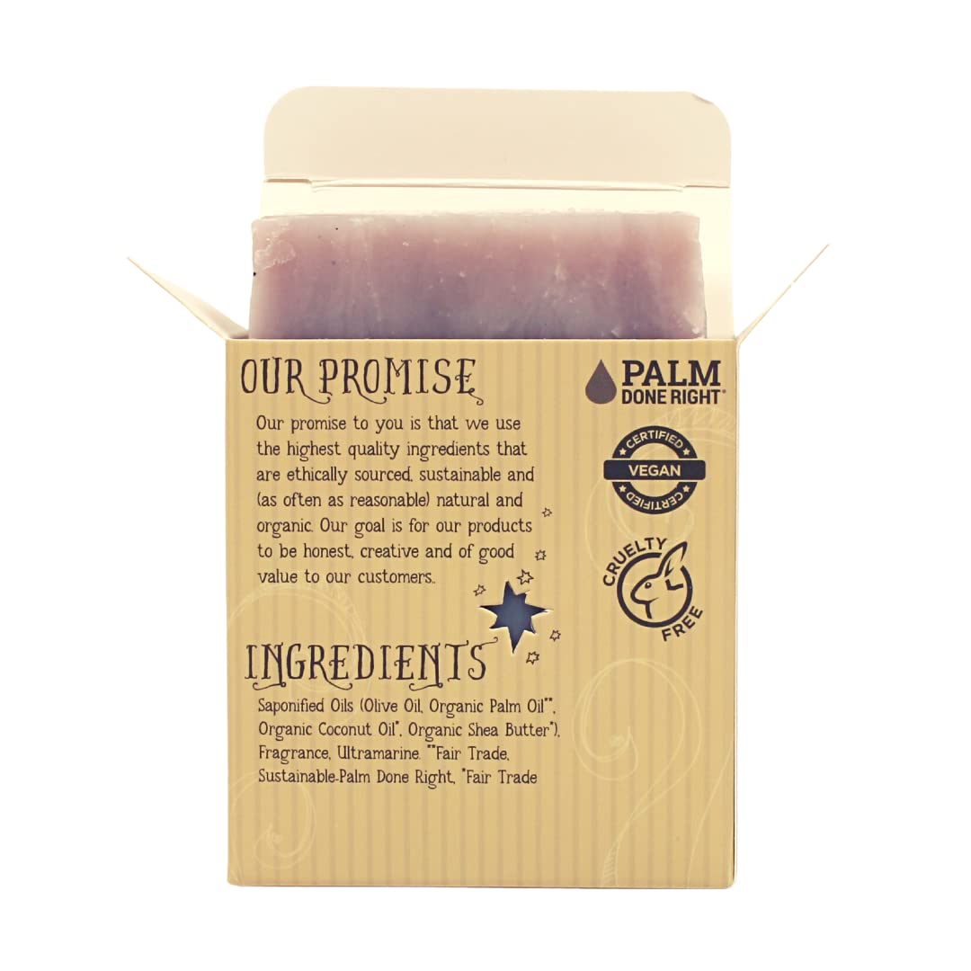 Natural Lilac Bar Soap - Gentle Cleansing for Sensitive Skin, Floral - 3 Pack