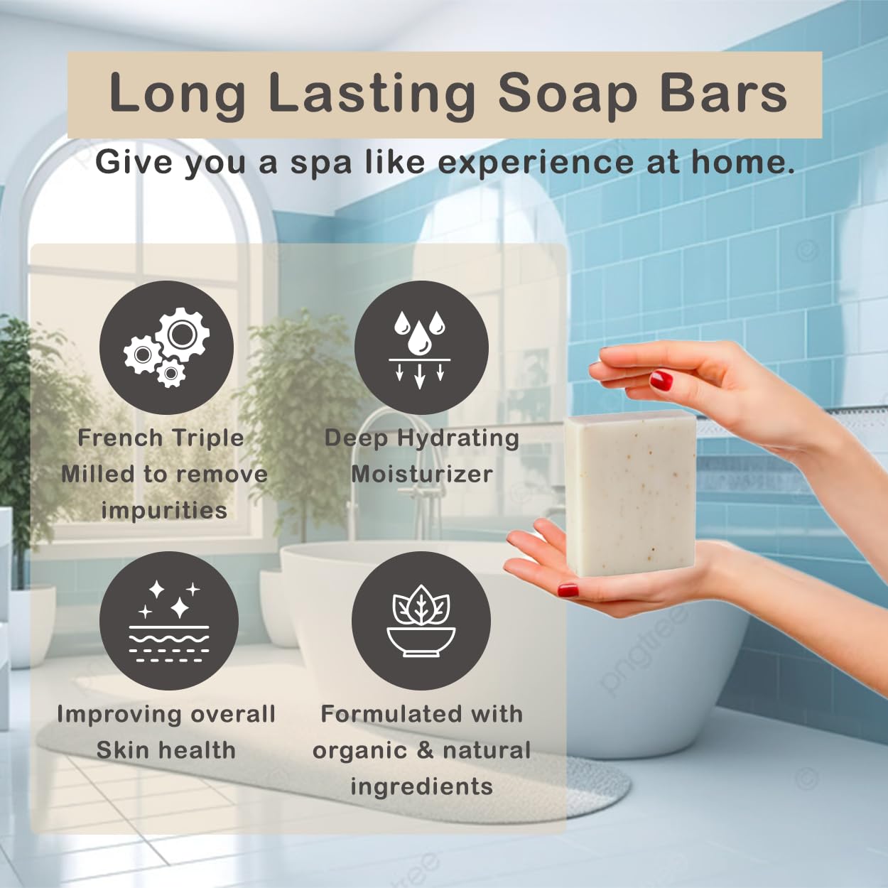 Simple Scents Australia Oatmeal & Bran Scented Natural Soap Bars (12 Bars), 3.5oz Moisturizing French Triple Milled Soap Bars Enriched with Shea Butter - Pure Plant Oil Bath & Body Bars