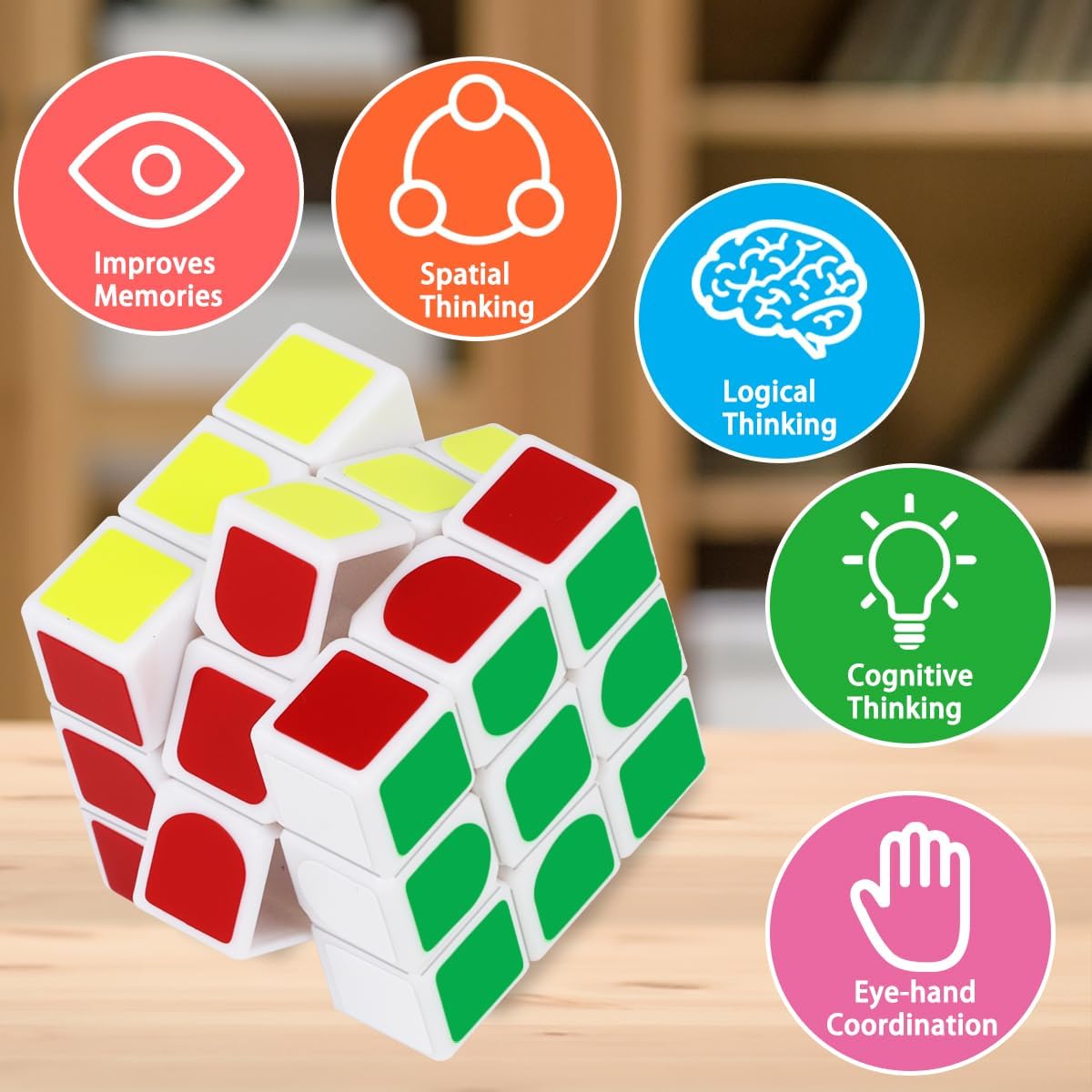 Mini Cube 20 Pack Magic Cube, Puzzle Party Favors for Kids Party Puzzle Game Toys Classroom Rewards & School Prize for Students, Stress Relief Toys Goody Bag Filler Birthday Easter Gift