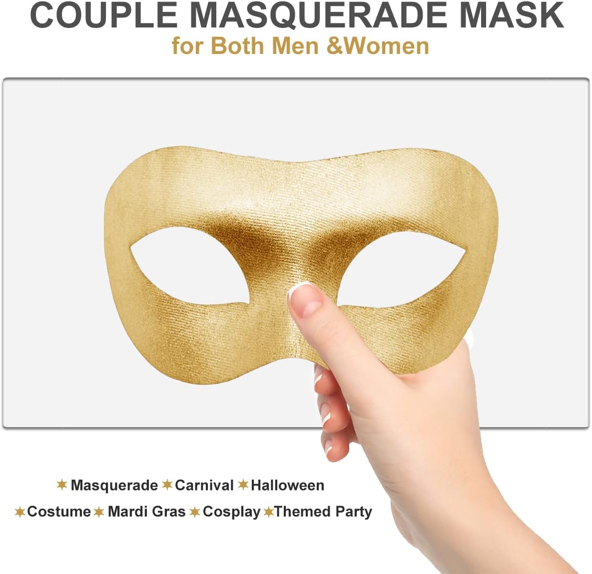 MYMENU Vintage Greek Roman Mask - Venetian Retro Mask for Halloween, Carnival, Mardi Gras, Cosplay