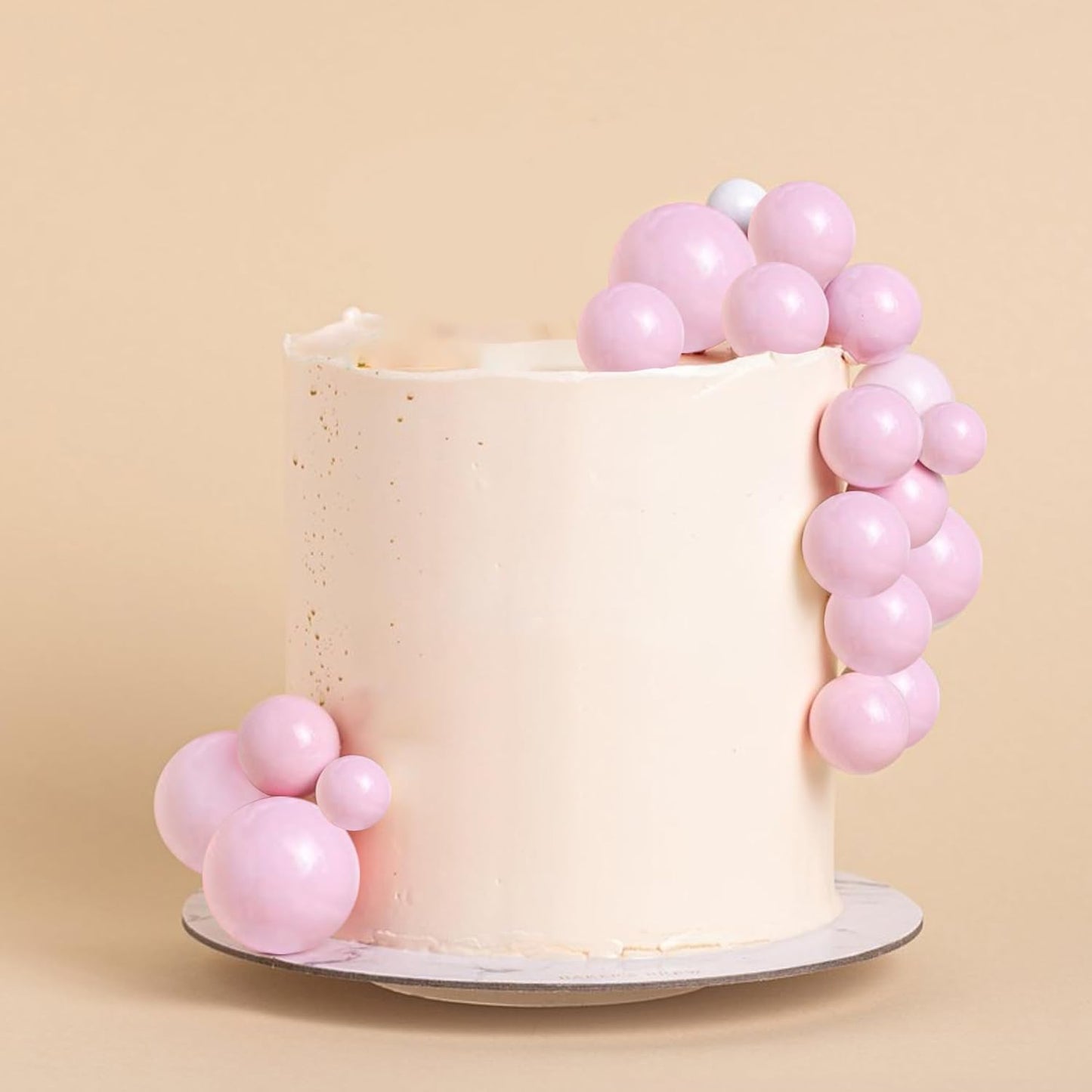 36 Pack Pink Balls Cake Topper Decorations Foam Balloons Cake Decorations Sticks Mini Balloons Cake Toppers Balls Cake Picks for Baby Shower Wedding Anniversary Birthday Party Decorations