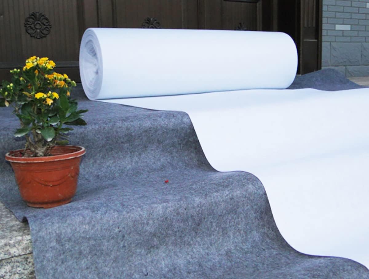 White Aisle Runners Wedding Accessories Aisle Runner Carpet Rugs for Step and Repeat Display, Ceremony Parties and Events Indoor or Outdoor Decoration 36 Inch Wide x50 feet Long