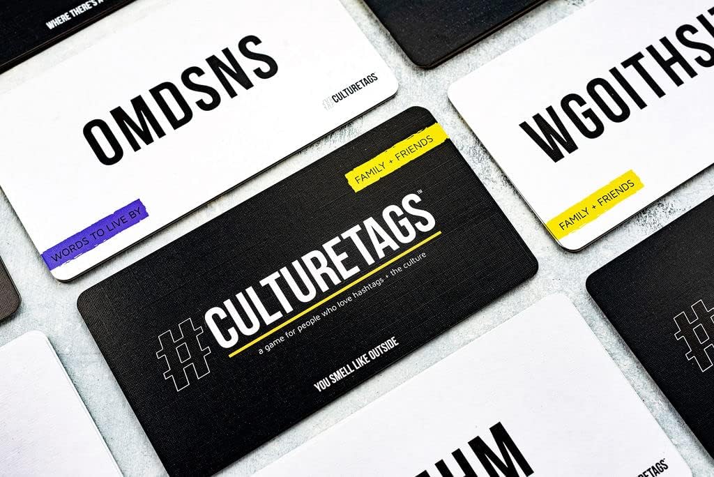 What Time is Dinner Holiday Expansion Pack, Gift for Family, 60 Playing Cards, Hashtags + Culture, Funny Party Card Game Set, Ages 13+ Years, CB Games