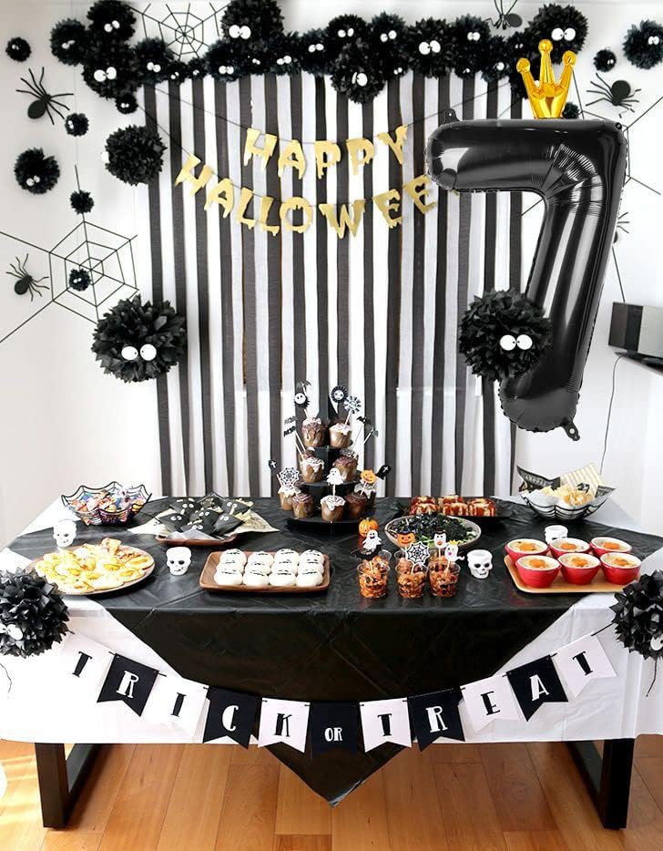 Black 8 Balloon, 40 Inch Number Balloon, Black Birthday Decorations, 8 18 28 38 48 80 Birthday Balloons, 8th Black Party Supplies, Number 8 Balloon.