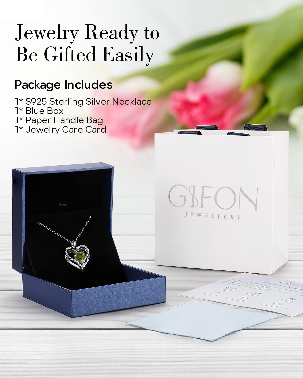 S925 Sterling Silver Necklace for Women, Wife Jewelry Rose Gold, Mom Birthday Valentines Mothers Day Gifts, Girlfriend Necklaces, Daughter Heart Jewel, Anniversary for Her