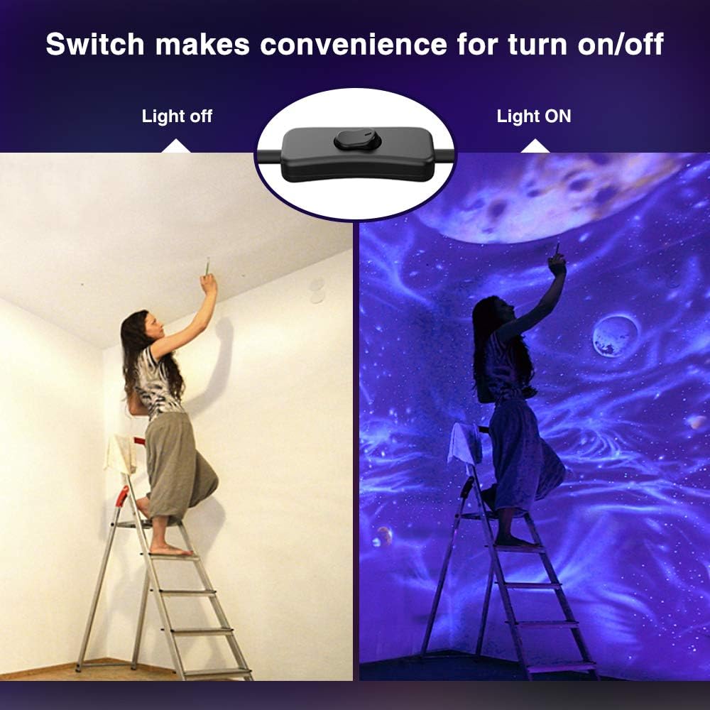 Onforu 4 Pack 38W LED Black Lights, Blacklight Flood Light with Plug, IP66 Waterproof, for Halloween Party, Glow in The Dark, Stage Lighting, Aquarium, Body Paint, Fluorescent Poster, Neon Glow,Black