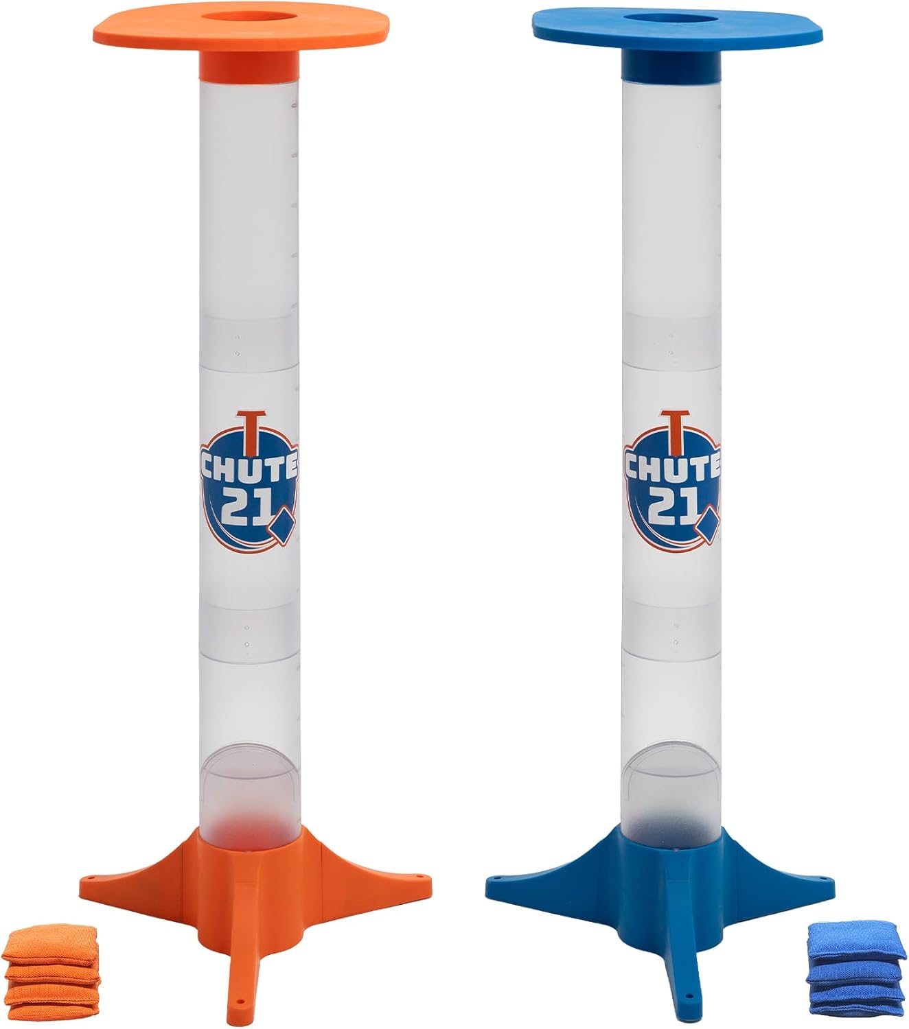 Chute 21 Toss Game – Outdoor and Indoor Bean Bag Toss Game for Backyard, Tailgating, College Parties, Family Fun Backyard Game for Adults and Teens – Portable Game Set, Easy Setup, Travel Bag Included