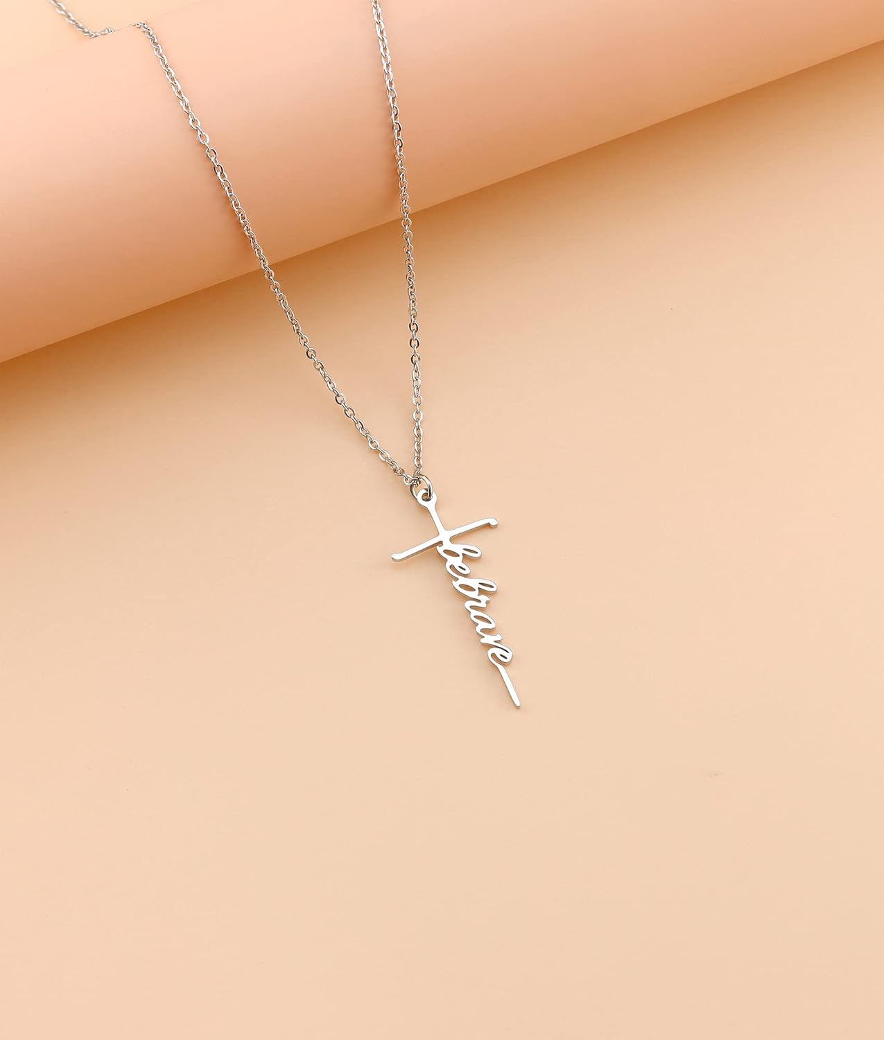 Lcherry Faith Cross Pendant Necklace for Women Religious Christian Jewelry Mother's Day Gifts for Women