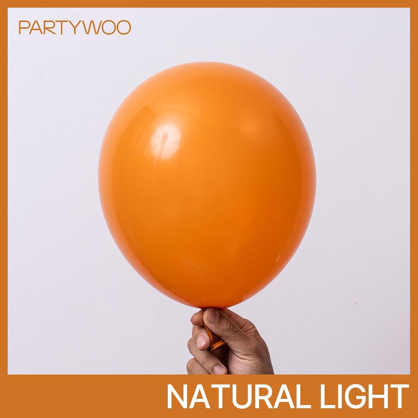 PartyWoo Burnt Orange Balloons 140pcs Different Sizes of 18 12 10 5 Inch Terracotta Rust Fall Color Autumn Boho Balloon Arch Kit Garland for Thanksgiving Halloween Fall Party Decorations Orange-F53