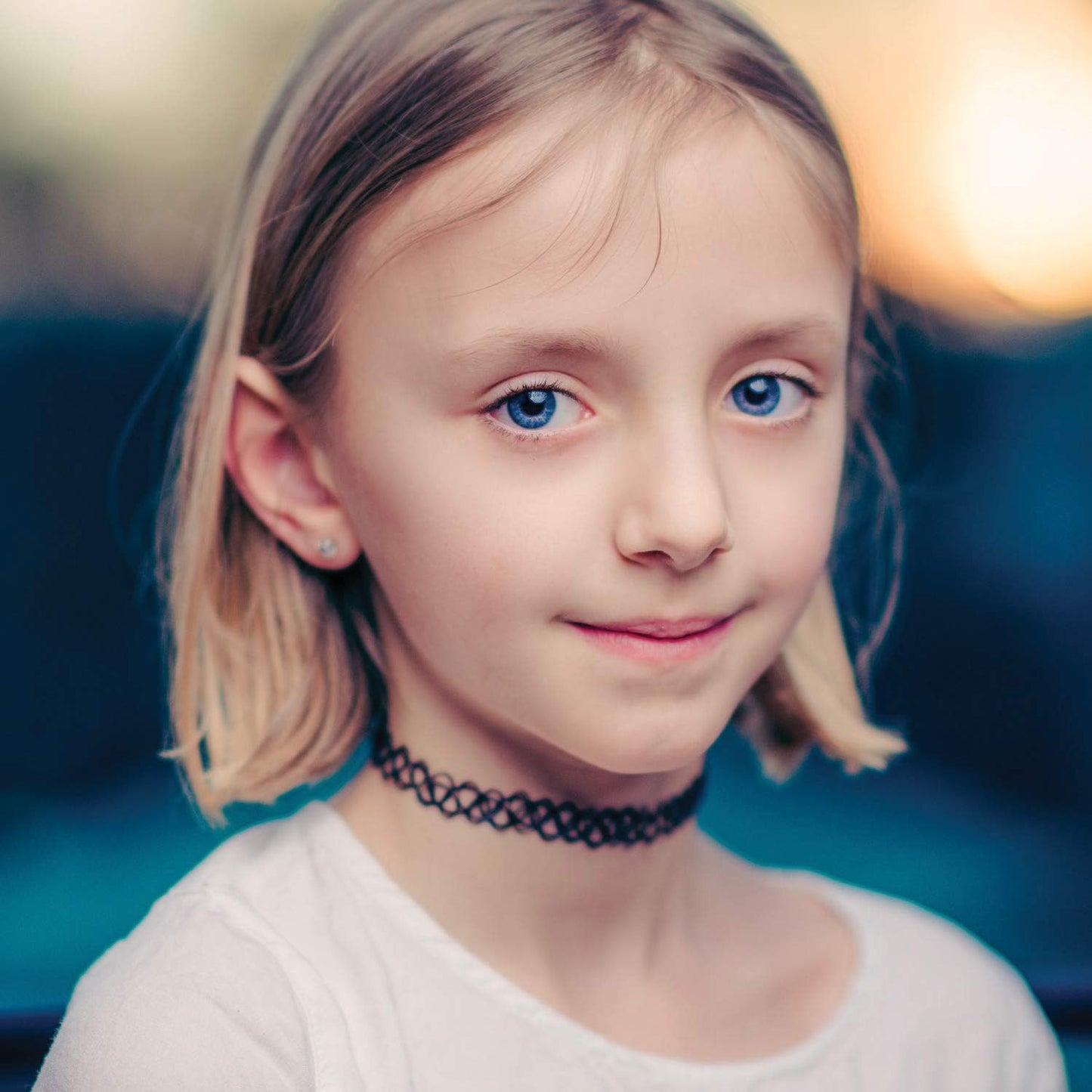 BodyJ4You 24PC Tattoo Choker Necklace - 90s Choker Necklaces Y2K Fashion Trendy Vintage - Daisy Flower Charm Colorful Rainbow Black Goth Pendant - Stretchy Elastic Necklace Summer Gift Set