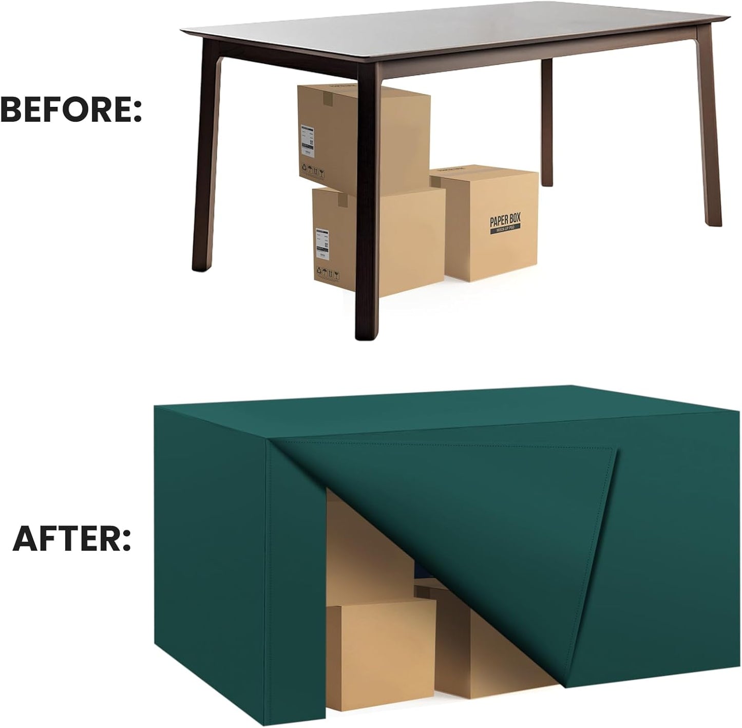 Ascoza 2 Pack Fitted Tablecloth for 6 Foot Rectangle 72 x 30 Inch Peacock Blue Table Covers Water Resistant Polyester Cloth for Folding, Parties,Display, Trade Show (Peacock Blue)