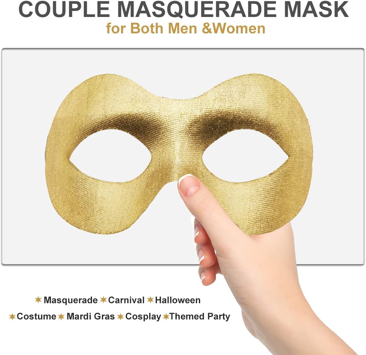 MYMENU Vintage Greek Roman Mask - Venetian Retro Mask for Halloween, Carnival, Mardi Gras, Cosplay