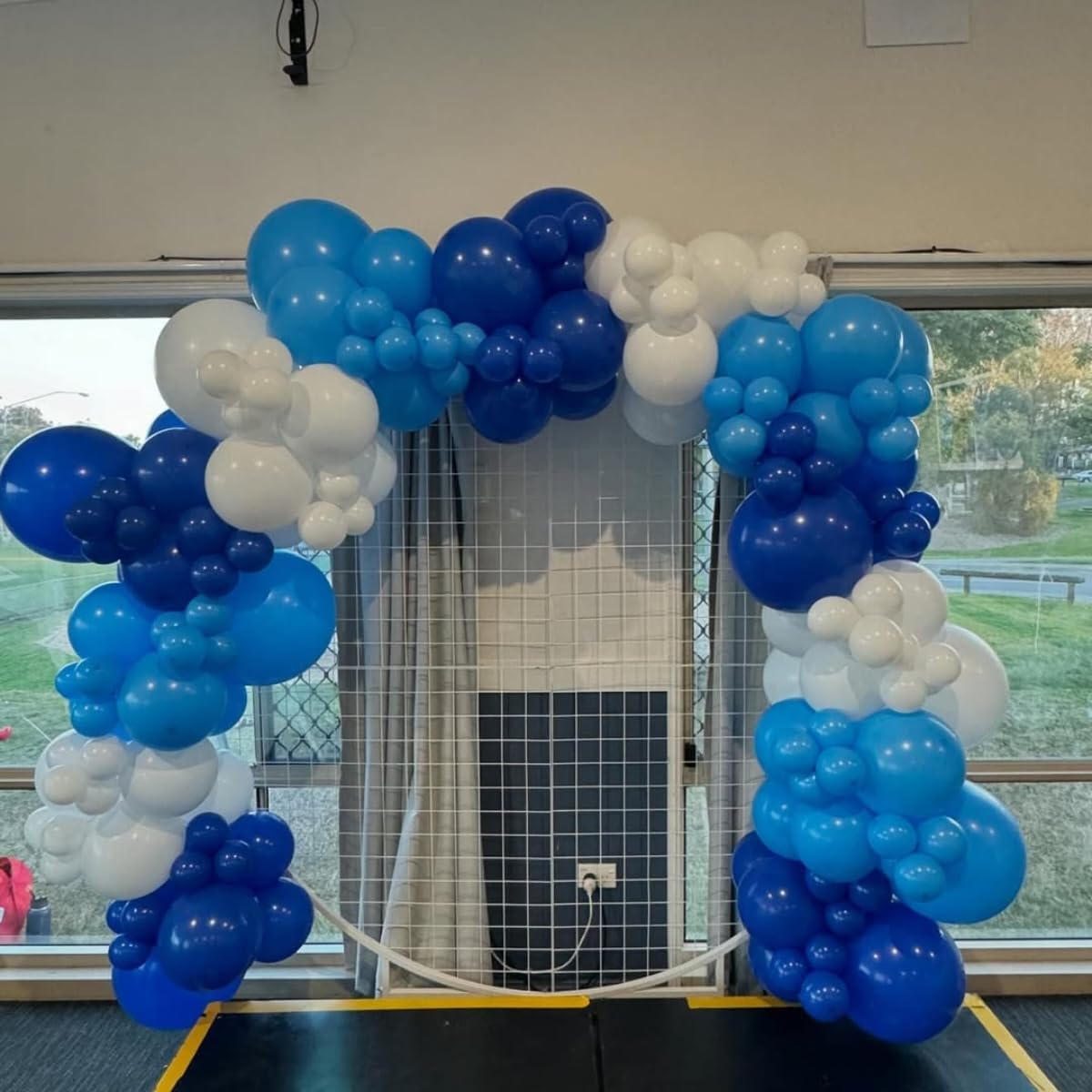 Blue Balloons Set, 65Pcs 12in Metallic Dark Macaron Baby Blue Party Balloons for Birthday Gender Reveal Baby Shower Weddind Baseball Nautical Party Decorations