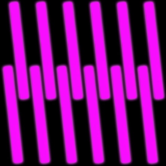 Glow Foam Wand, 36 Pcs Pink Giant LED Light Up Sticks 3 Modes Flashing Glowing Baton Wands Party Supplies for Wedding, Raves,Concert,Birthday,Christmas, Halloween,Sporting Events