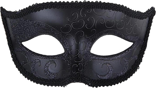 Masquerade Mask for Women Men Shiny Venetian Halloween Masks for Party Prom Ball Costume Mask