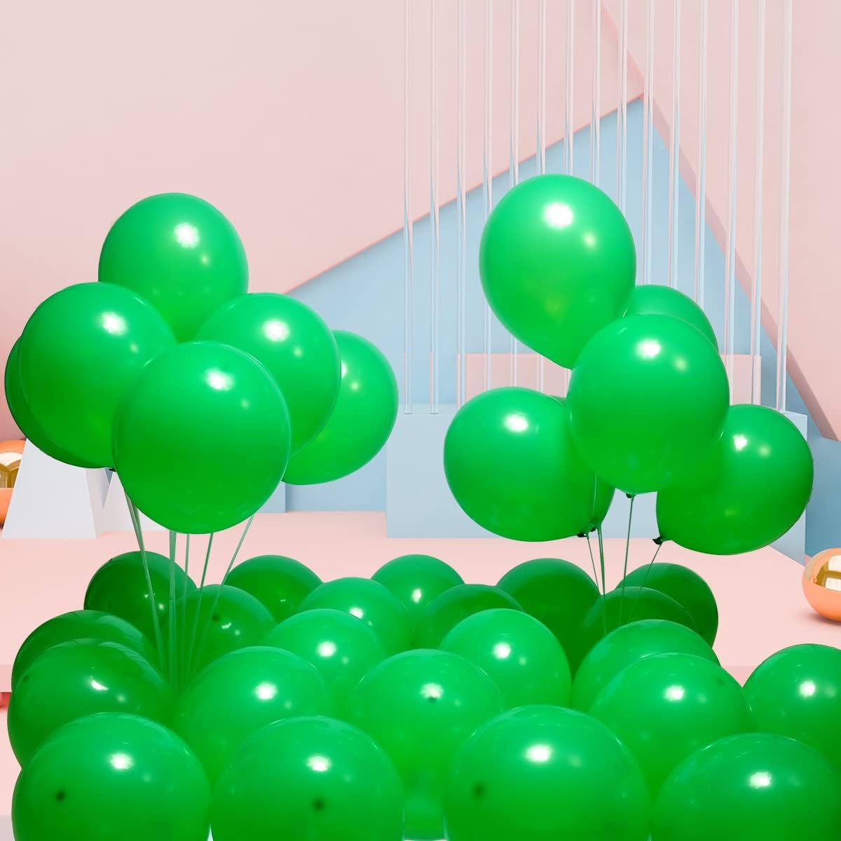 300 Pack Green Balloons 12 inch Green Latex Party Balloon Bulk for Various Party Events Decorations