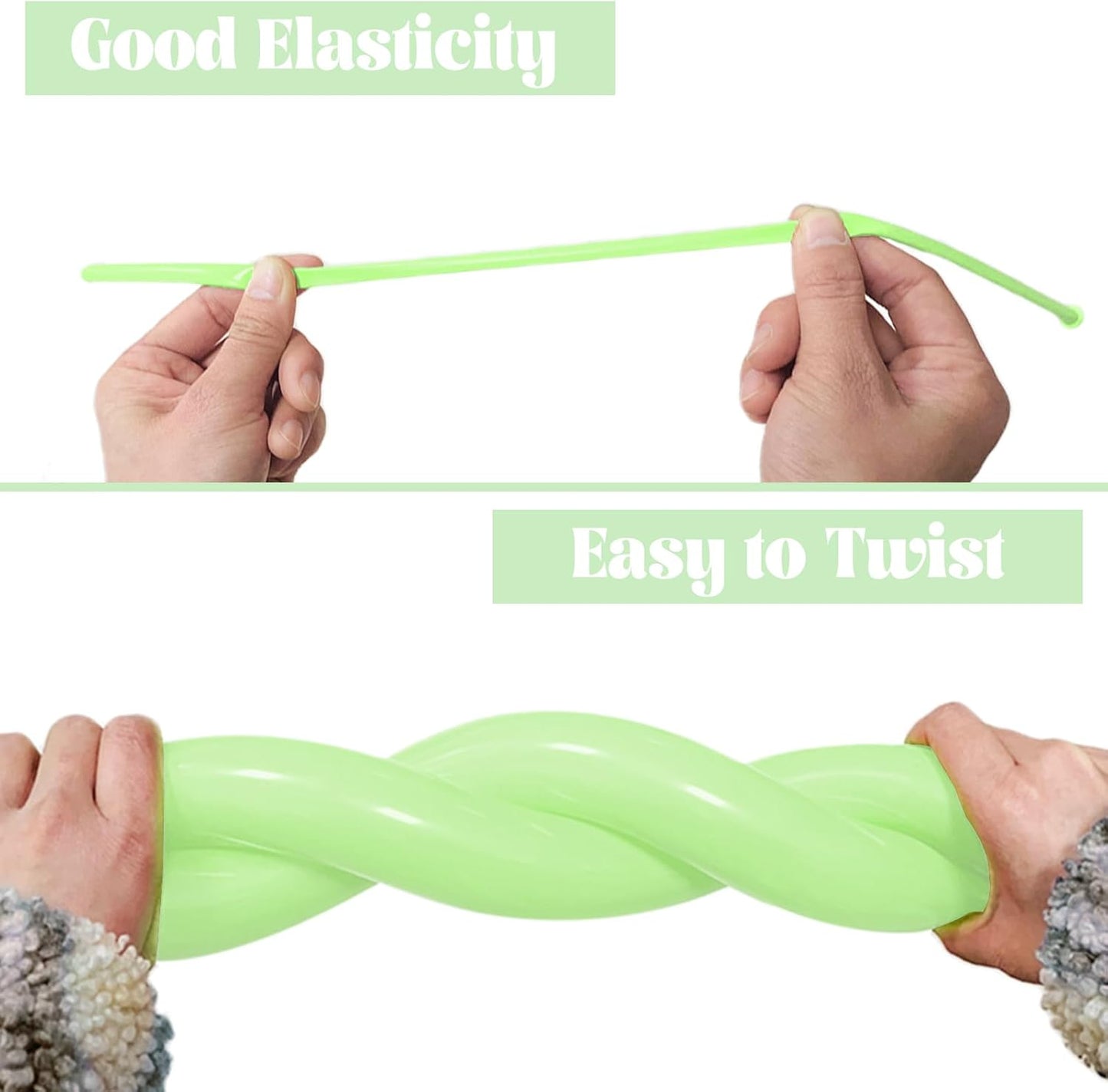 260 Long Balloons 100 Pack Pastel Green Twisting Animal Balloons Thickening Latex Modeling Long Magic Balloons for Animal Model Weddings Birthdays Festival Party Decorations