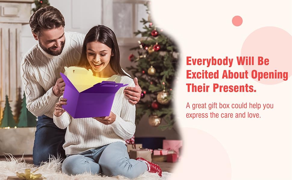 XAGLVV 24 Pack Dark Purple Gable Boxes with Handles 6.2x3.5x3.5 Inch Paper Party Favor Gift Box forElegant Events Bridal Showers Graduation Parties Mystery Themes