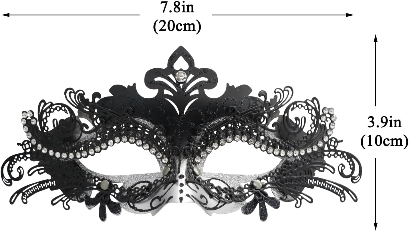 Coddsmz Masquerade Mask Venetian Masks Mardi Gras Mask Prom Ball Costume Mask Wedding Halloween Christmas Party Mask