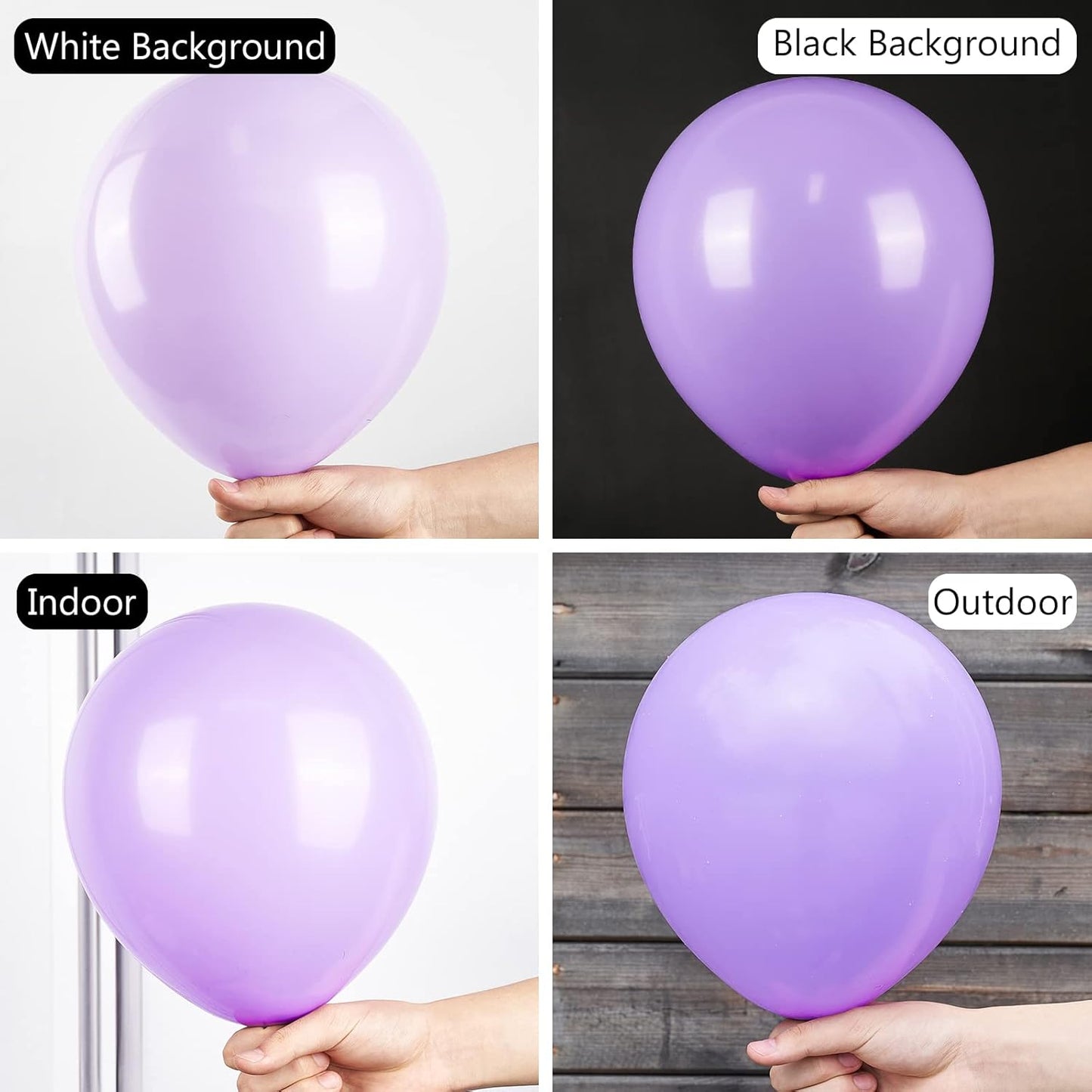 PartyWoo Lavender Balloons 50 pcs 12 Inch Light Purple Pastel Purple Lilac Latex Helium Balloons for Graduation Baby Shower Gender Reveal Birthday Engagement Wedding Party Decorations Purple-Q10