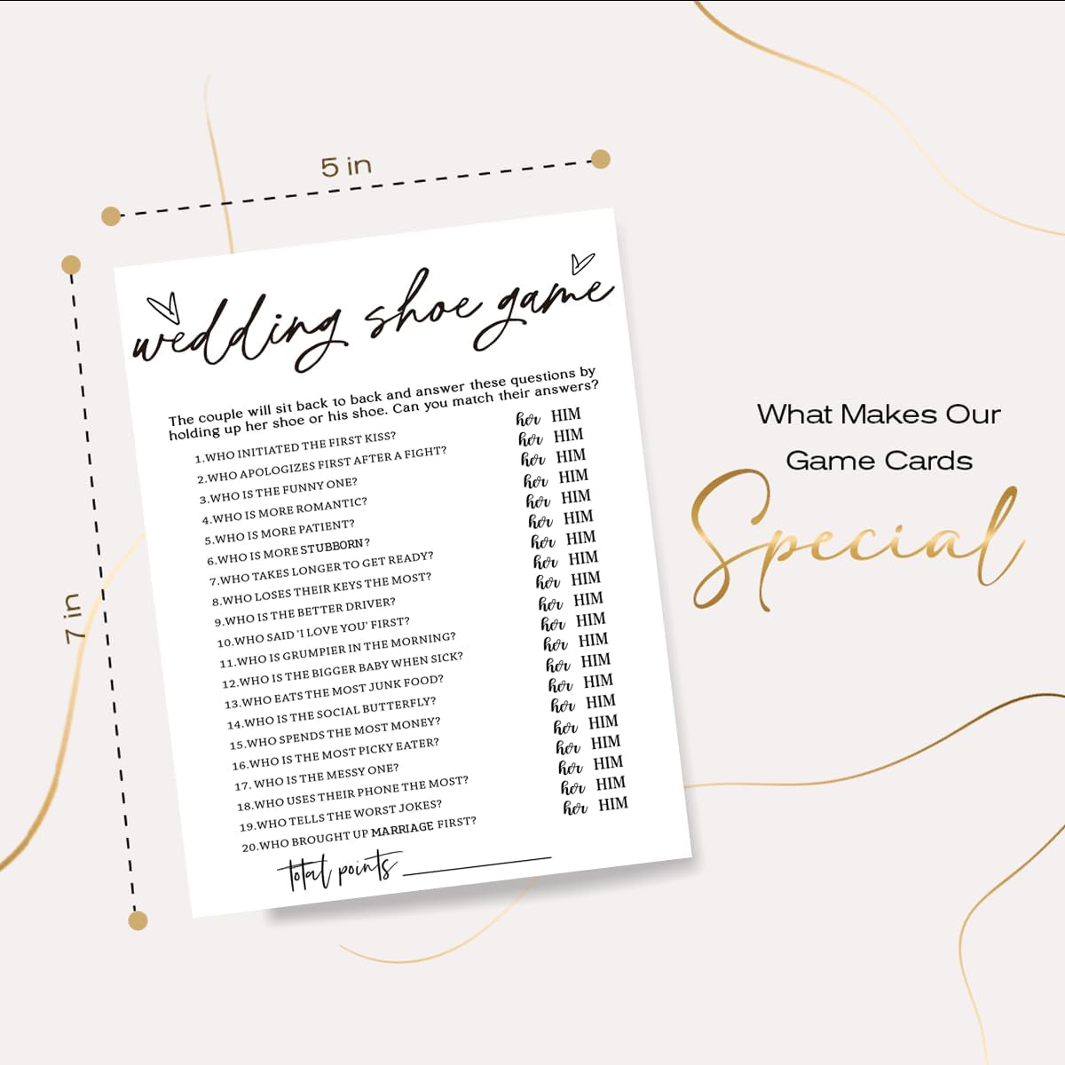 Bridal Shower Games 25 Guests, Engagement Party Wedding Games for Guests, Minimalist White Wedding Party Supplies - A04-2