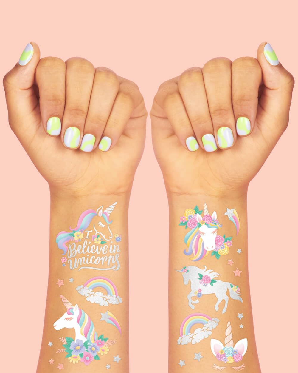 xo, Fetti Unicorn Party Favors - Temporary Tattoos for Kids - 26 styles | Birthday Party Supplies, Unicorn Favors Decorations, Toys + Halloween Costume