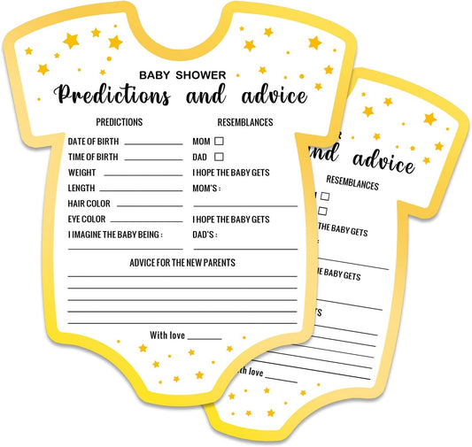 Baby Shower Game: 30 Predictions & Advice, Girl or Boy Baby Messages, Gender Neutral Wishes, Party Games & Activities