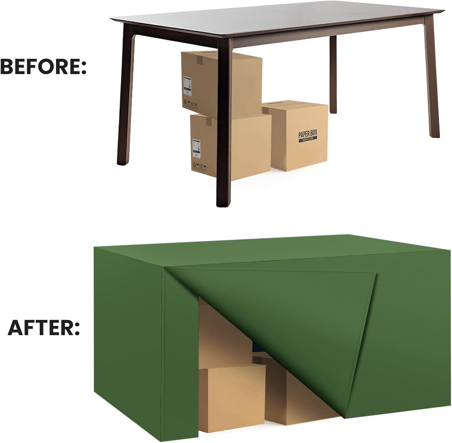 Ascoza 2 Pack Fitted Tablecloth for 8 Foot Rectangle 96 x 30 Inch Willow Table Covers Water Resistant Polyester Cloth for Folding, Parties,Display, Trade Show (Willow)