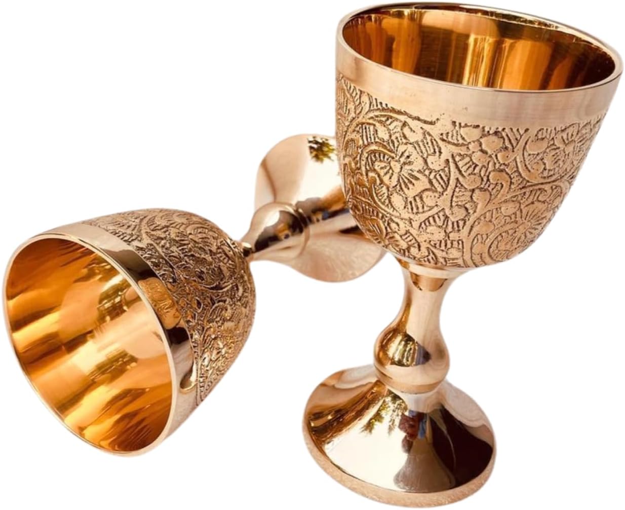 ALADEAN Vintage Chalice Goblet | 1x Royal Wine Cups of King Arthur - Renaissance Medieval Gifts for Communion, Christmas Wedding Anniversary Drinkware Pack of 1pc (Prince Goblet)