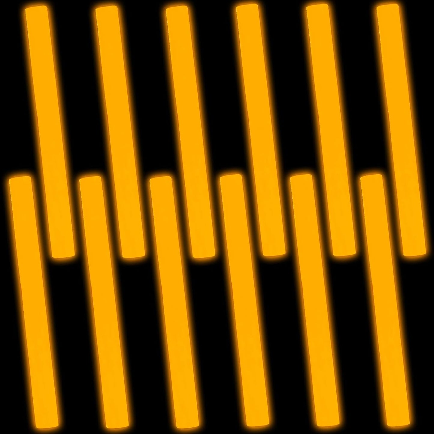 Glow Foam Wand, 36 Pcs Orange Giant LED Light Up Sticks Flashing Glowing Baton Wands Party Supplies for Wedding, Raves,Concert,Birthday,Christmas, Halloween,Sporting Events