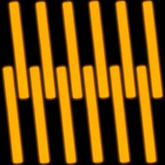 Glow Foam Wand, 36 Pcs Orange Giant LED Light Up Sticks Flashing Glowing Baton Wands Party Supplies for Wedding, Raves,Concert,Birthday,Christmas, Halloween,Sporting Events