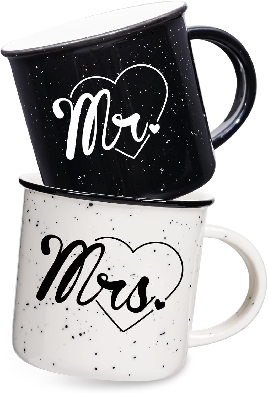 Mr and Mrs Mugs Set of 2 Coffee Mug 10 Ounce, Wedding Gift, His and Hers Gifts, Mr and Mrs Coffee Mug, Couple Coffee Mug Set Anniversary for Bride and Groom, Thanksgiving and Christmas Gifts