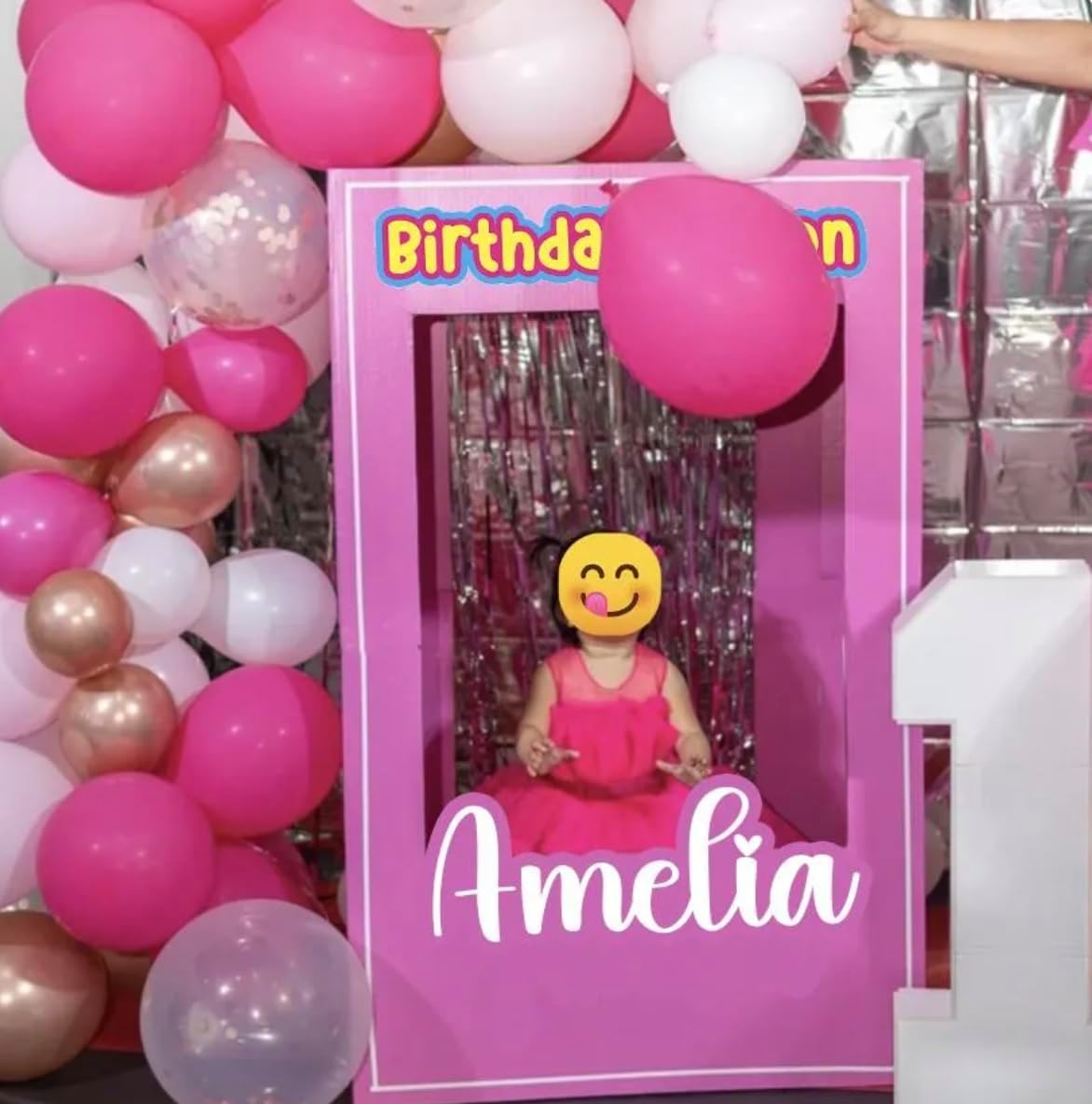 Life Size 3ft, 4ft, 5ft, 6ft and 6.6ft Tall Stand-in Cardboard Doll Photo Booth for Doll Princess Party Decorations Girls Birthday Party Decor Photoshoot, Life Size (4ft Tall (48 inches))