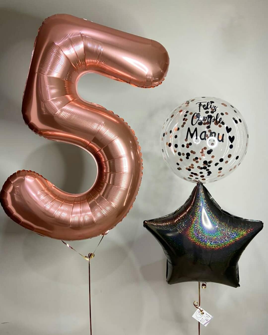 Rose Gold Number 15 Balloon 40 inch, 15 Number Balloons, 15th Birthday Decorations for Girls Boys, 15 Year Old Rose Gold Party Supplies