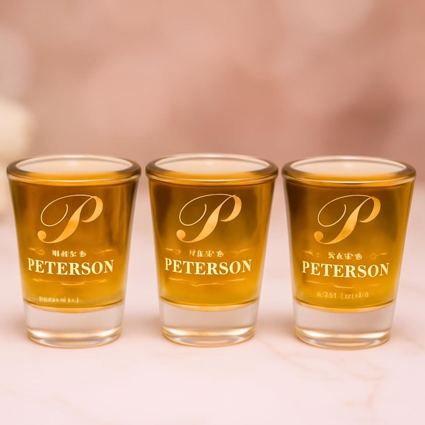 Gifts Inscribed Personalized Shot Glasses Set of 3 – Customized Glasses Drinking Set – Custom Drinking Glasses – Engraved Shot Glass Gift, Wedding, Birthday, Anniversary